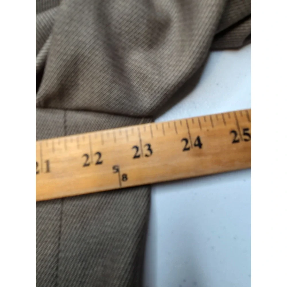 Paul Dione 2 Piece Suit Mens 43R Brown Wool Blazer Jacket 36x30 Pants Cuffed‎ *